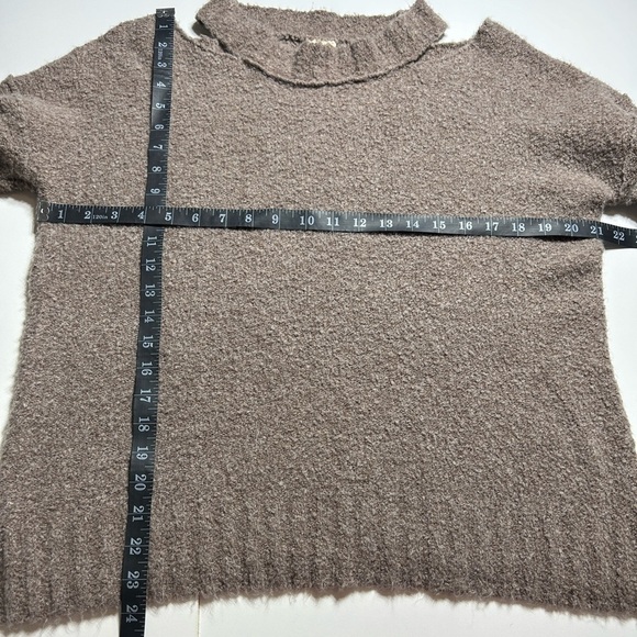 Anthropologie Moth Cold Shoulder Sweater merino wool baby alpaca - Picture 5 of 7